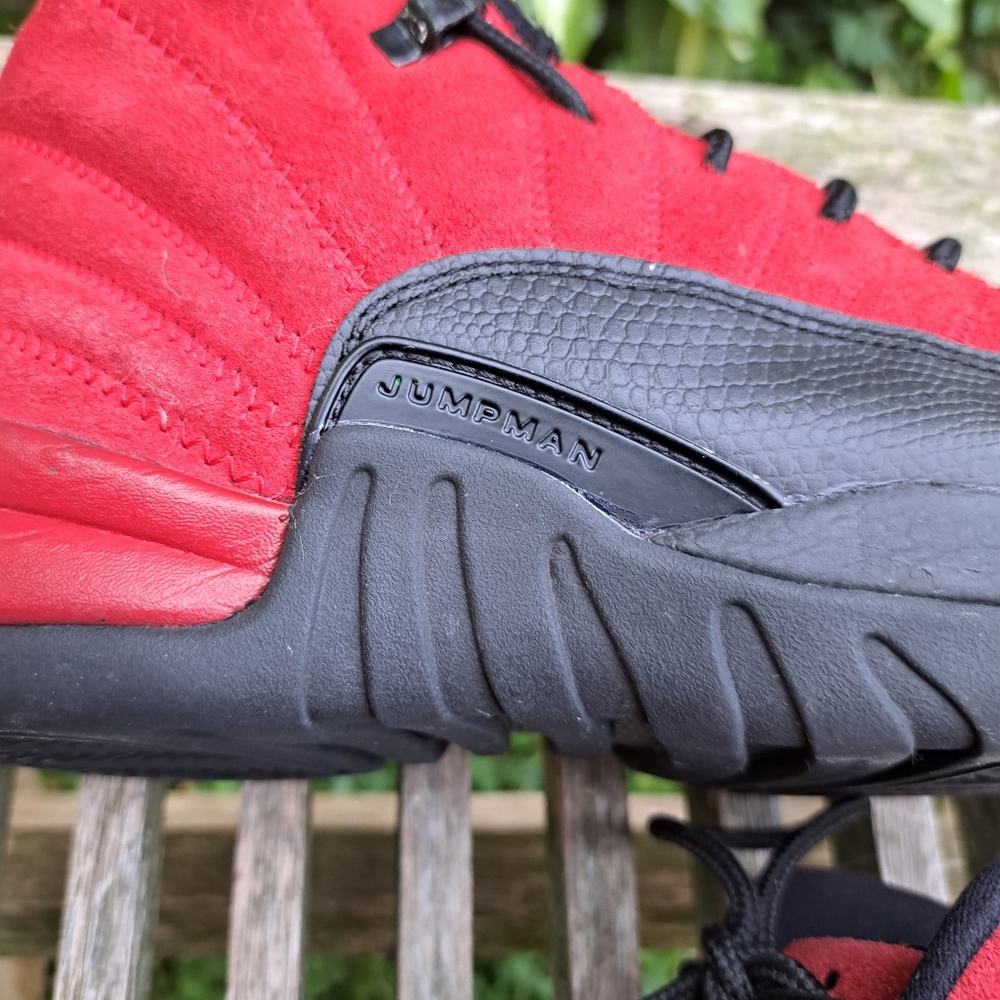 Jordan 12 Retro Reverse Flu Game GS Size 7Y (153265-602) - Picture 10 of 13